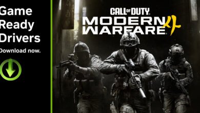 صورة رسمية من NVIDIA لتعريف Game Ready الجديد مع فن لعبة Call of Duty: Modern Warfare 4